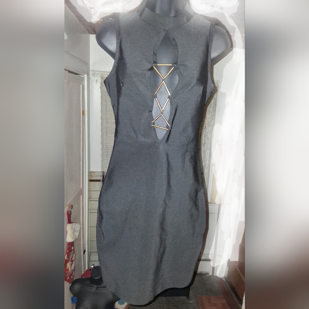 WOW Couture Black Backless Dress